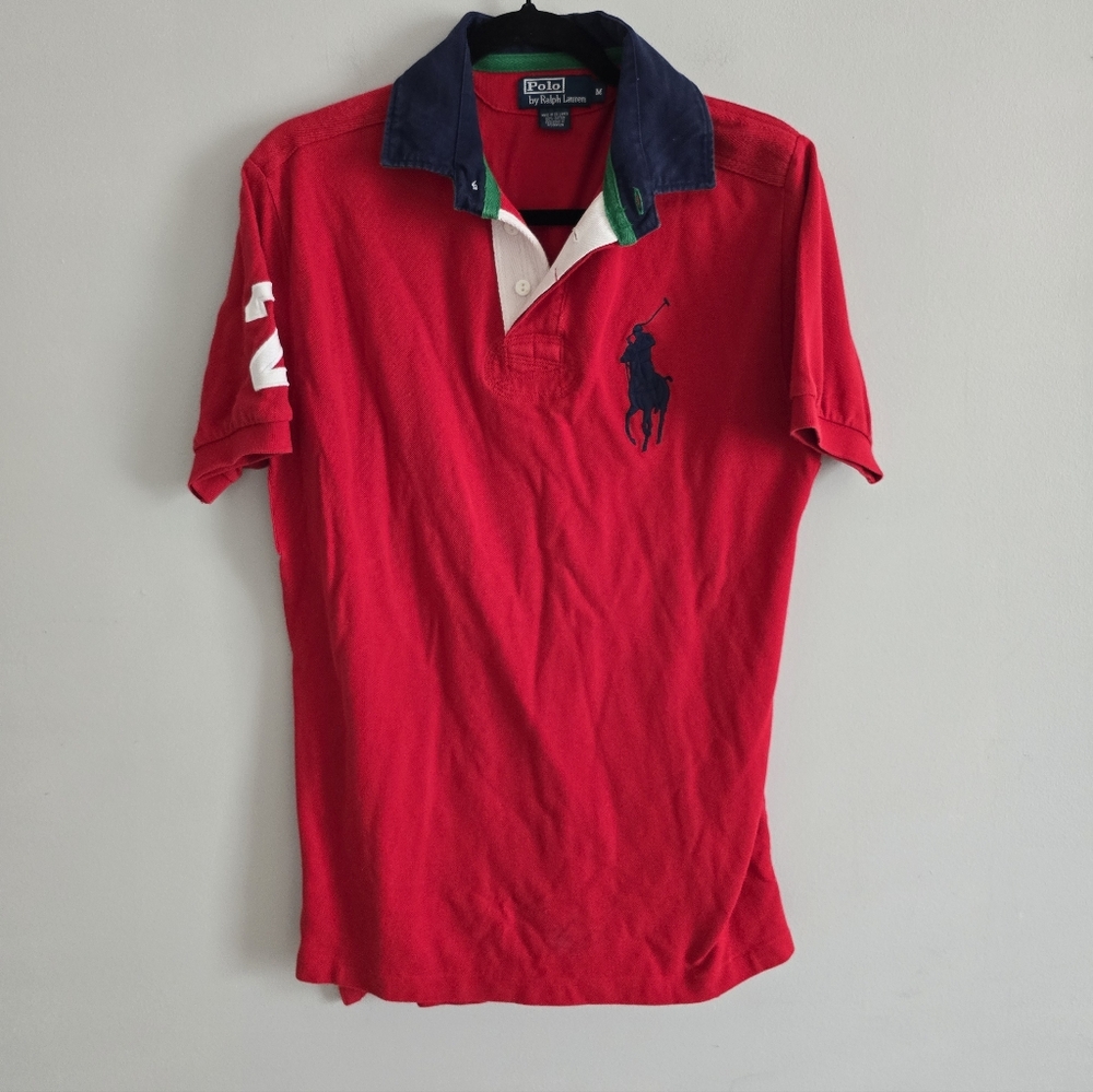 Polo Ralph Lauren Red Polo Medium